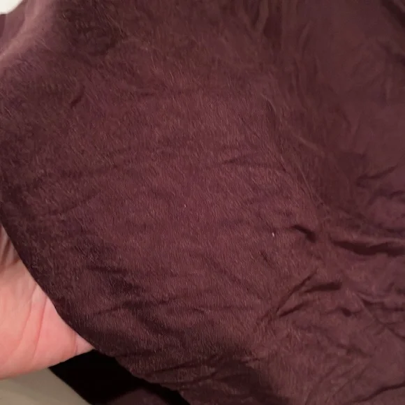 Cha Cha Vente X- Large brown 3/4 sleeve cotton blend stretch top - Picture 11 of 12